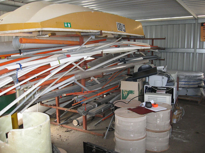 The original storage arrangement.