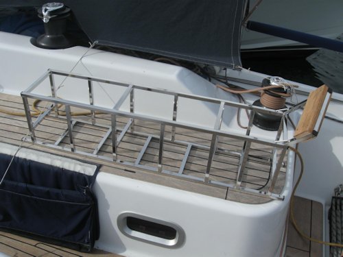 Lazarette storage rack